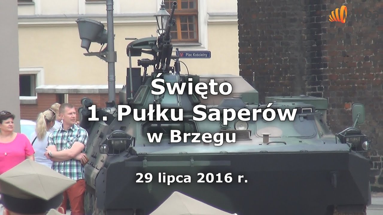 Święto 1  Pułku Saperów w Brzegu reportaż