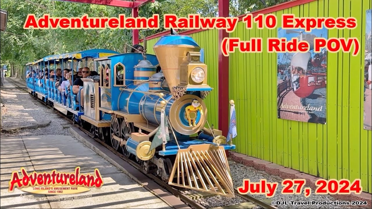 Adventureland: Railway 110 Express (Full Ride POV) | July 27, 2024