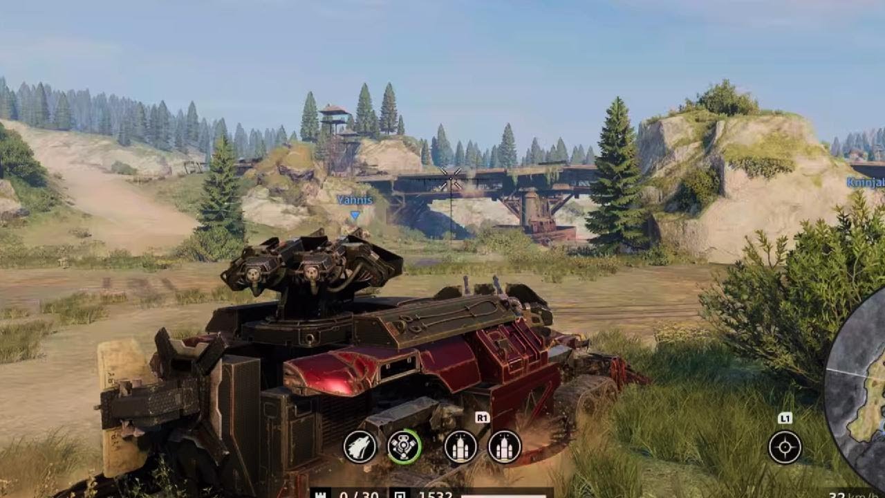 Crossout PvP 2P Party. 8999 PS Cyclone Farmer Build Gameplay