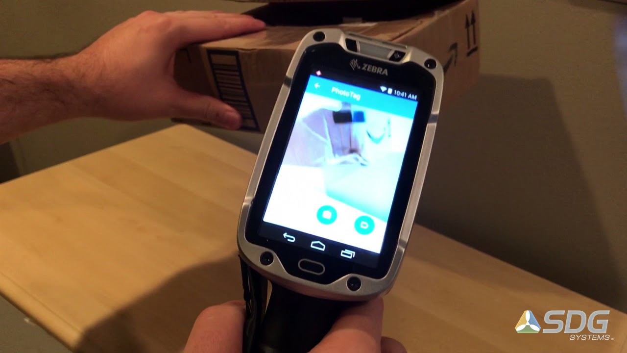 Using a rugged Zebra scanner with PhotoTag
