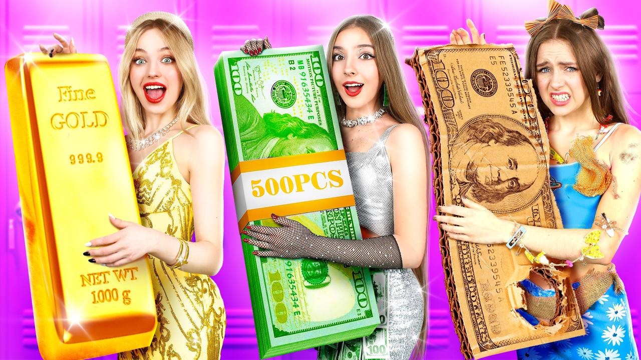 Estudiantes Pobres VS Ricas VS Mega Ricas | &iquest;Qui&eacute;n Saldr&aacute; con el Enamorado de la Escuela?