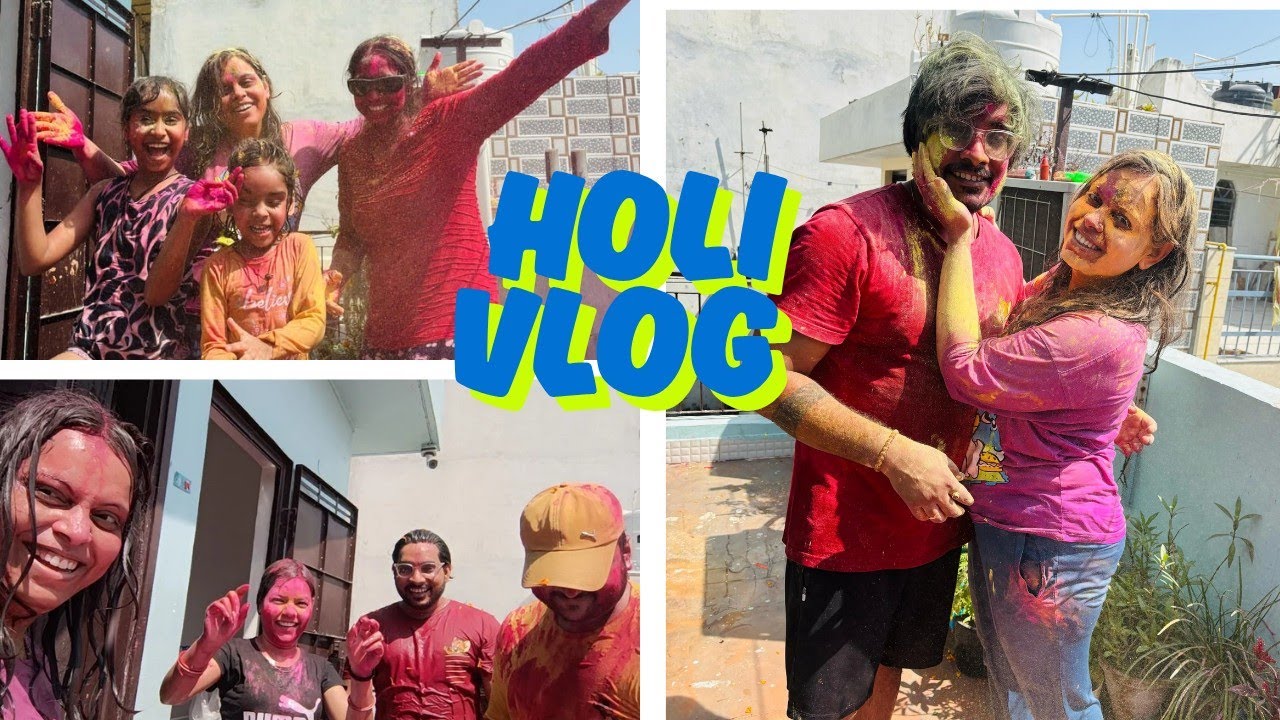 HOLI 2025 Vlog | Fun with Family & Friends | Colors, Laughter & Celebration | Komal Vlogs Diary