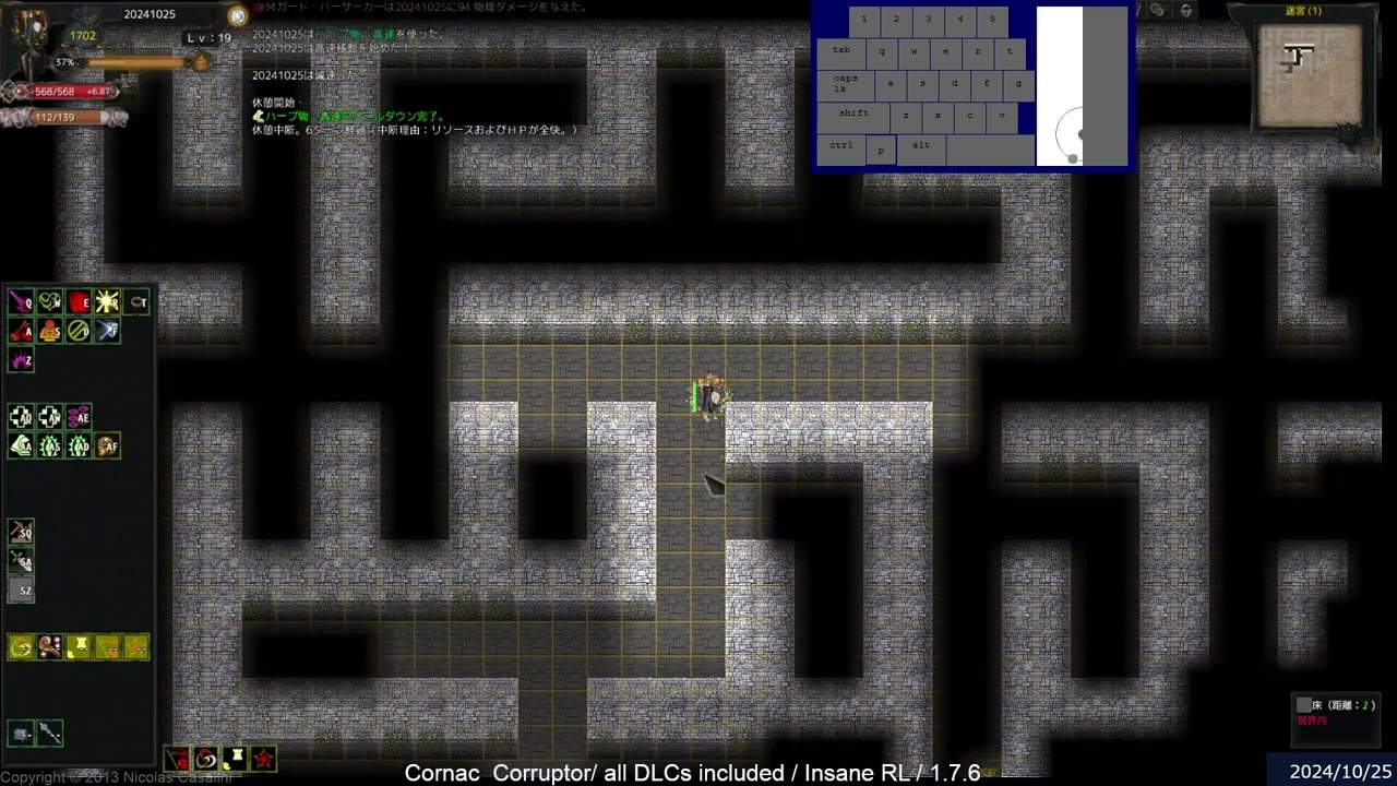Lv17-23 Corruptor/腐敗術師 ToME4