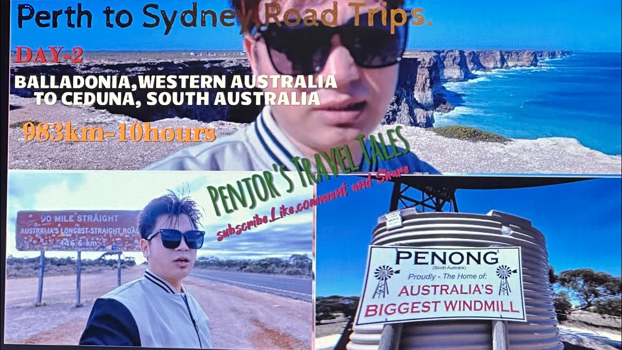 Road trip from Perth to Sydney, Day-2 Balladonia to Ceduna-983km-10hours