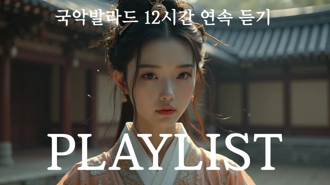 [Playlist] 국악발라드 12시간 연속 듣기 #시니어음악 #국악 #감성발라드 #시니어 #발라드 #플레이리스트 #국악발라드