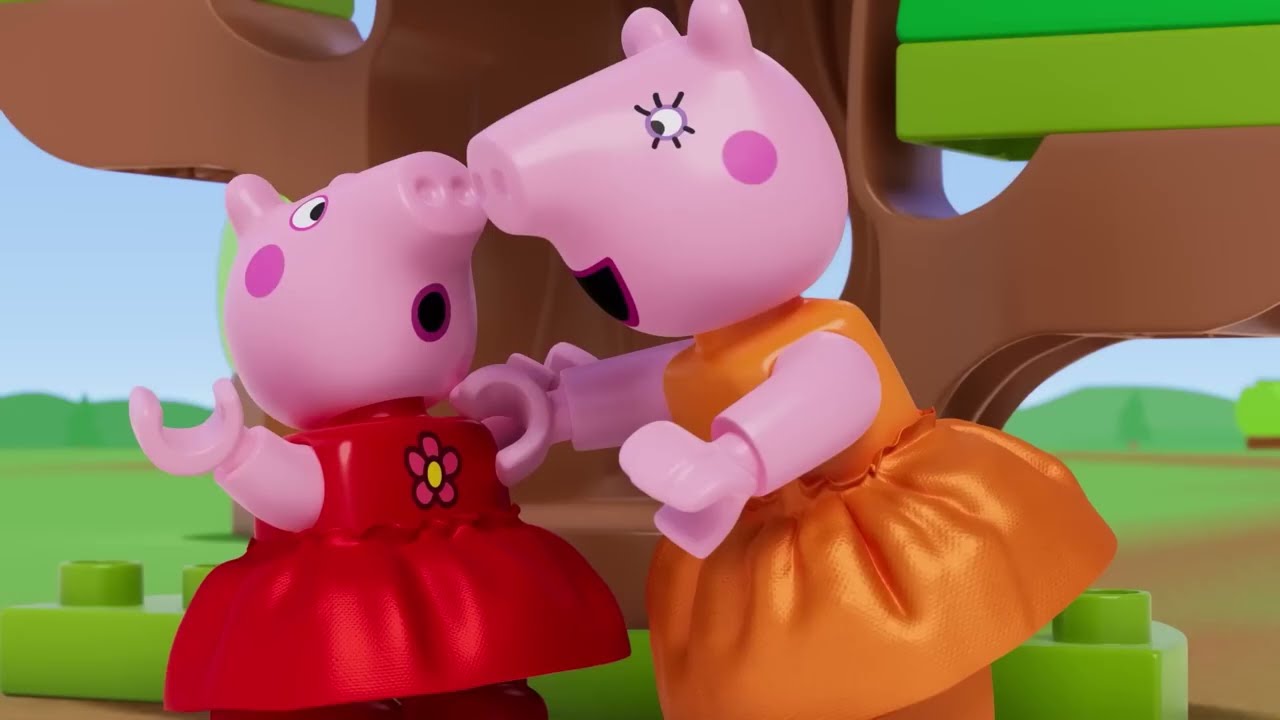 Mummy Pig says BOO! 👻 🐽 Peppa Pig LEGO DUPLO 🟠 HasTV Play
