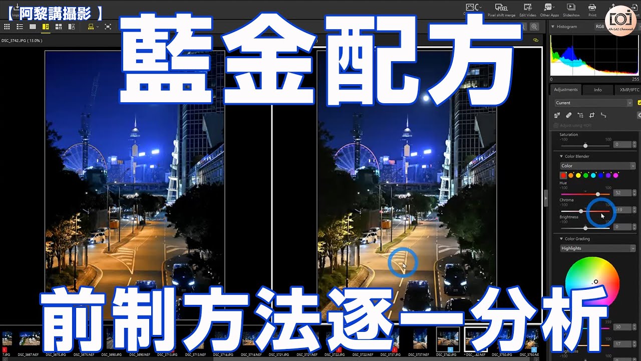 【阿黎講攝影】藍金影像配方前制方法逐一分析