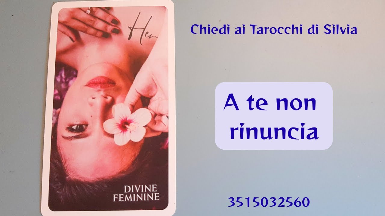 ✨A te non rinuncia! Guarda cosa succede adesso✨#tarocchi #amore