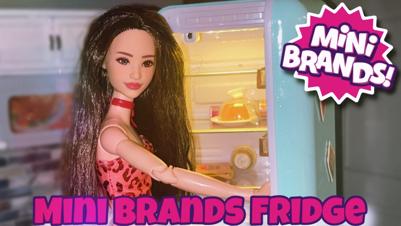 Распаковка холодильника MINI BRANDS! Распаковка и обзор холодильника Mini Brands! 💕