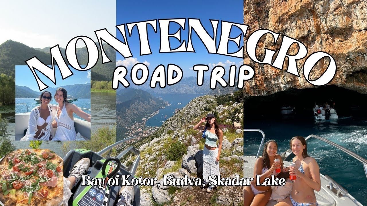 2 days in Montenegro | travel vlog - Budva, Bay of Kotor, Sveti Stefan, & Skadar Lake Road Trip!