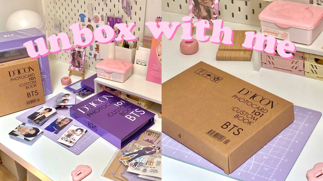 bts dicon 101, army merch box #3, stayc and seventeen photocard unboxing 📦