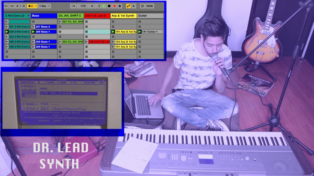 'Blue Monday' New Order Cover - Live Looping Performance | Rubrick
