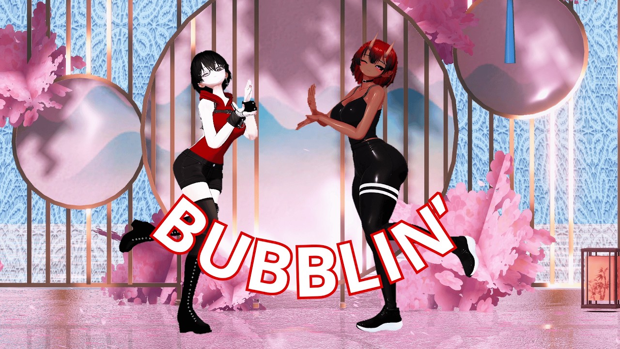 Bubblin' - HIMEHINA (MMD VRChat) con Osmara (TOMBOY) y con Ruby