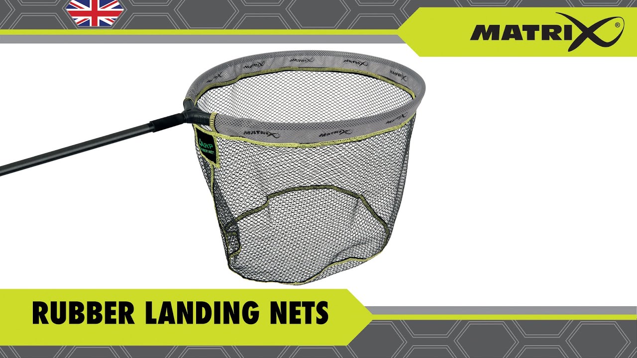 *** Coarse & Match Fishing TV *** 6mm Rubber Mesh Landing Nets
