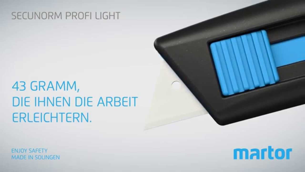 Sicherheitsmesser MARTOR SECUNORM PROFI LIGHT Produktvideo D