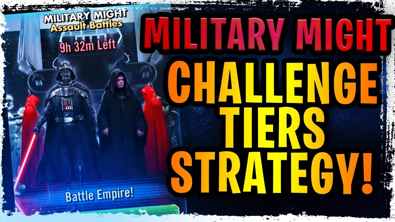 Military Might Challenge Tier 1 + 2 Strategy! No Relic on Rebels Needed - Make the Empire Great!