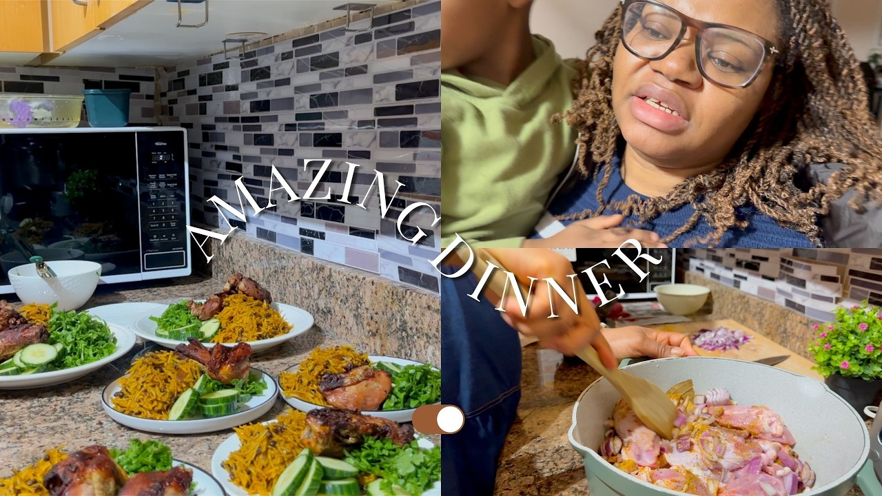 I made this exceptional abacha for dinner at the end of a very busy day.| PhD student mom of 4