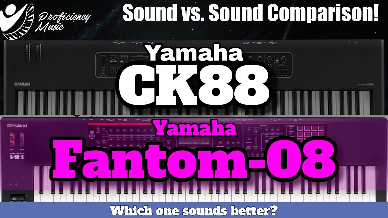 Yamaha CK88 vs Roland Fantom-08