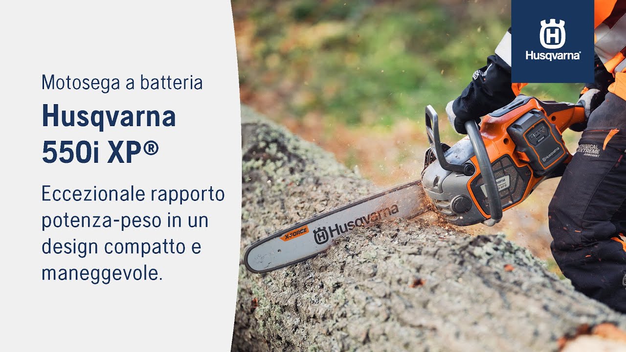 Motosega a Batteria 550i XP® - Potente e Maneggevole, per le attività più impegnative | Husqvarna IT