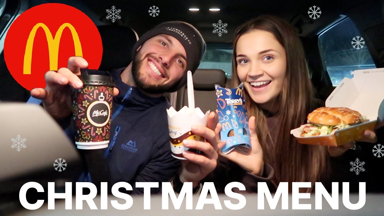 MCDONALD'S CHRISTMAS MENU TASTE TEST