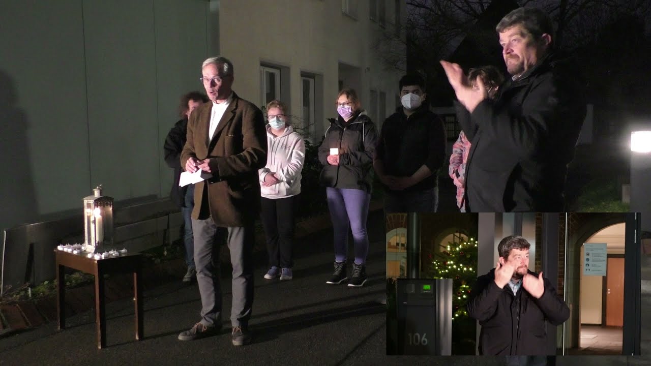 Das Friedenslicht 2021 ist in der Paulinenpflege angekommen.