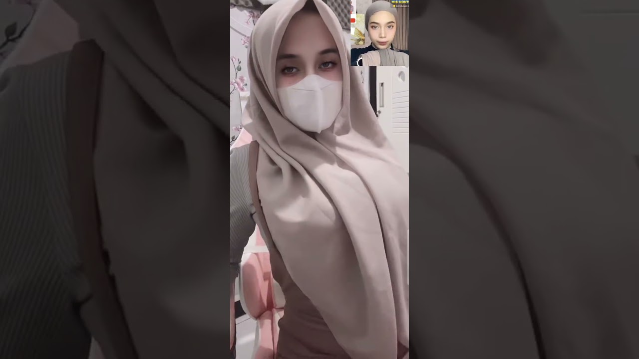 Bigo teh chilla hijab halu reaction output panjangnya sama 