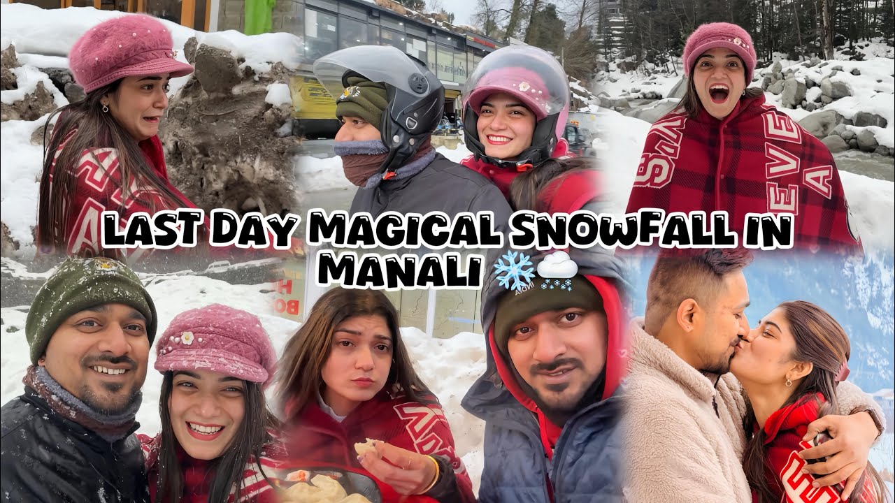 We Were Leaving Manali&hellip; Then It Started Snowing! ❄️✨#arjaan #love #subscribe #vlog 🌸❤️