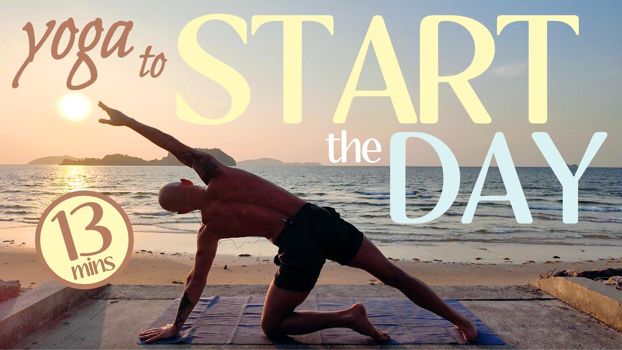 YOGA to Start The Day | 13 Minutes | All Levels | Gentle Morning Flow & Stretch #yoga #morningyoga