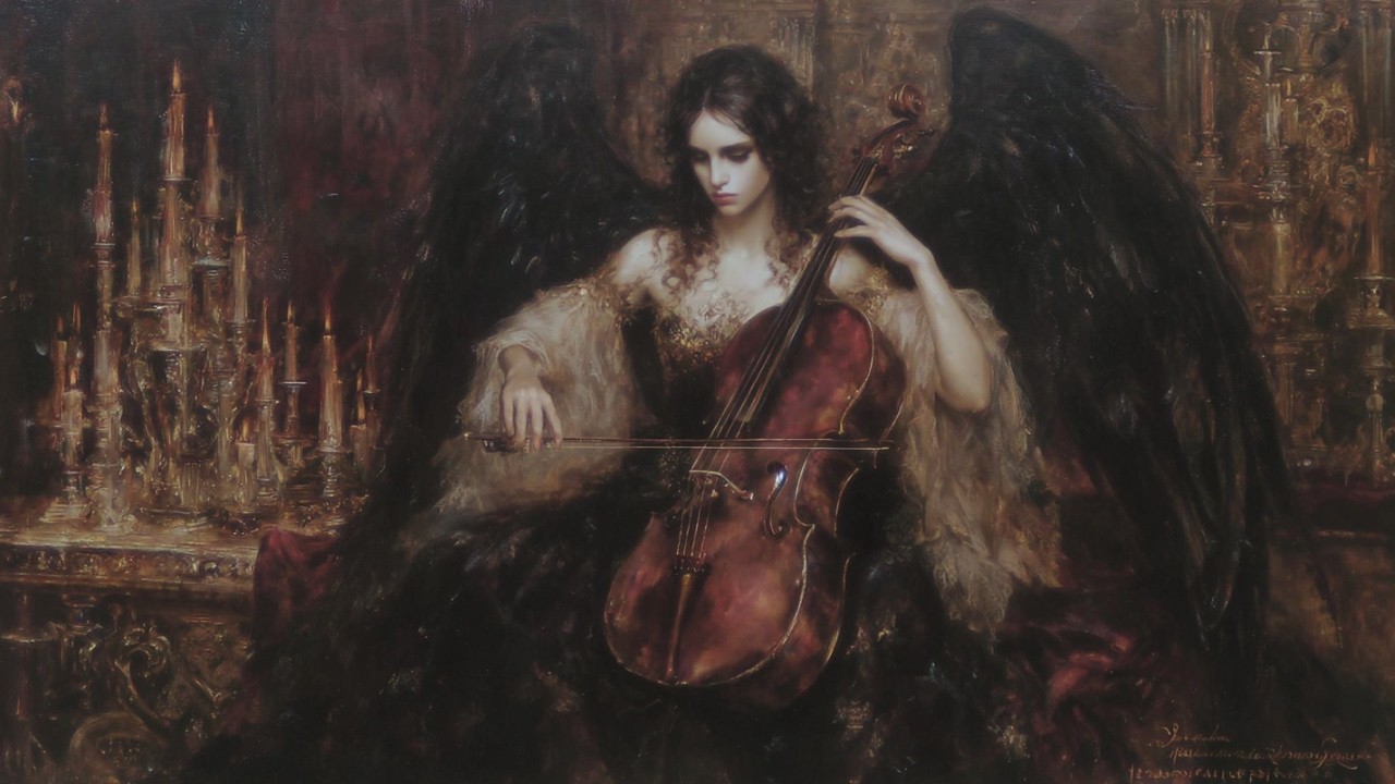 Midnight Fallen Angel｜Cinematic Cello in Delicate Darkness