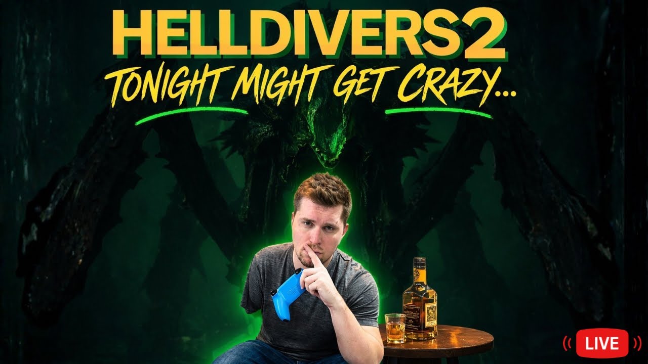 Chat Wants Me Drinking Again… This Is a Bad Idea | Helldivers 2 LIVE