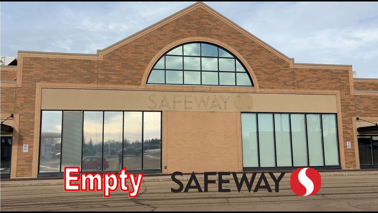 Пустующее здание - бывший супермаркет Safeway - Шервуд-Парк, Альберта