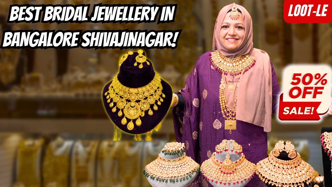Bangalore's Best Bridal Jewellery Sale💍 50% OFF | 1 Gram Gold, AD, Antique Jewellery Starts ₹100!