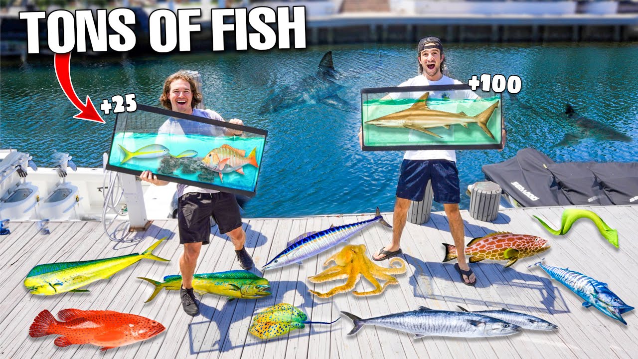 Finding TONS of Aquarium FISH & SEA MONSTERS In Middle of the Ocean!