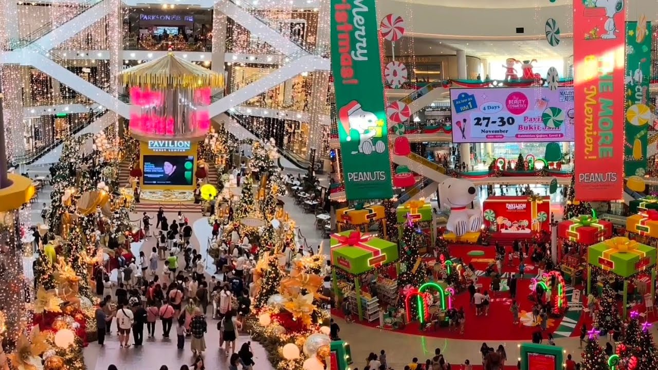 What a Spectacular Christmas 2025 decorations at Pavilion Kuala Lumpur and Pavilion Bukit Jalil 