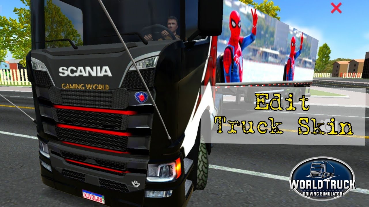 Edit Truck Skin || World Truck Driving Simulator || Android