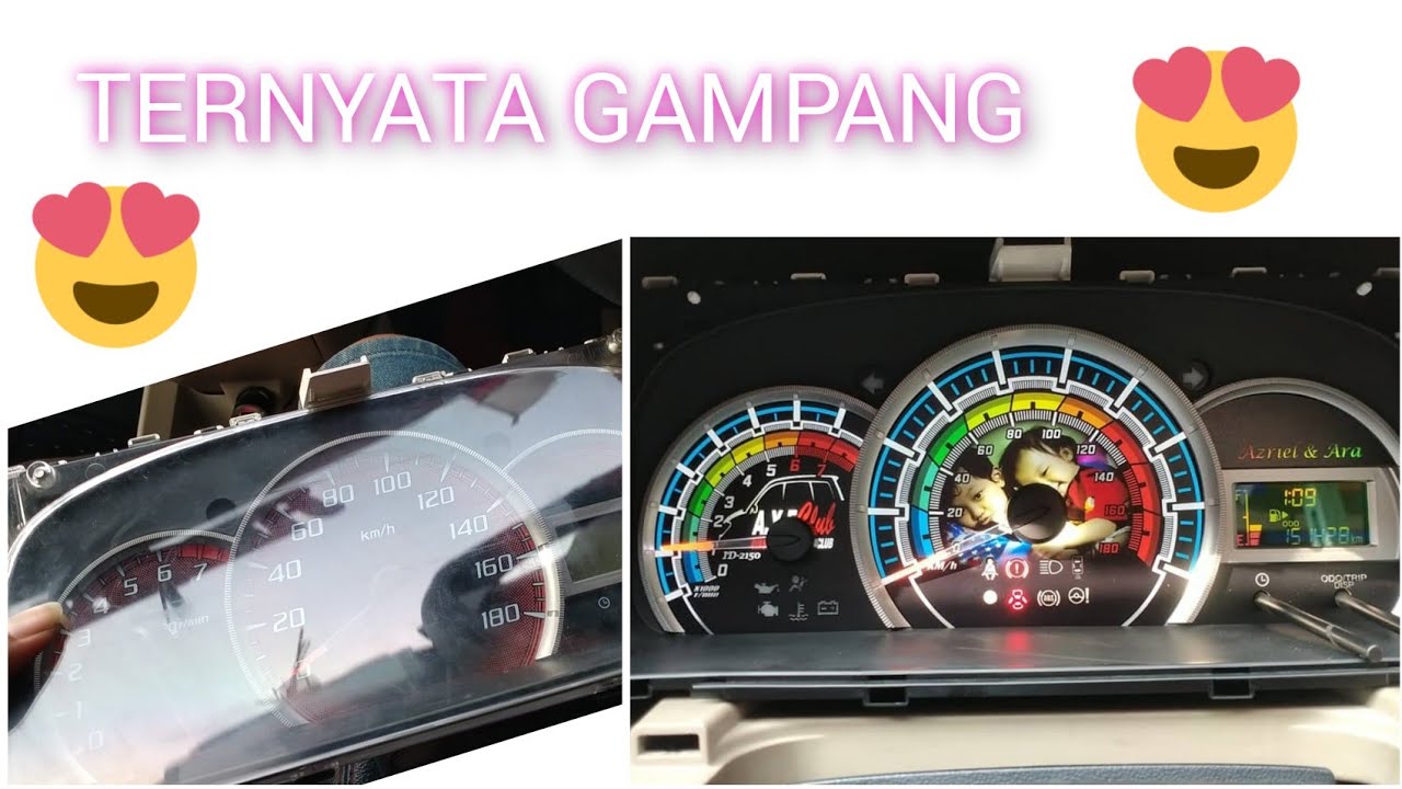 CARA MELEPAS SPEEDOMETER DAN MENGGANTI PANEL SPEEDOMETER AVANZA XENIA