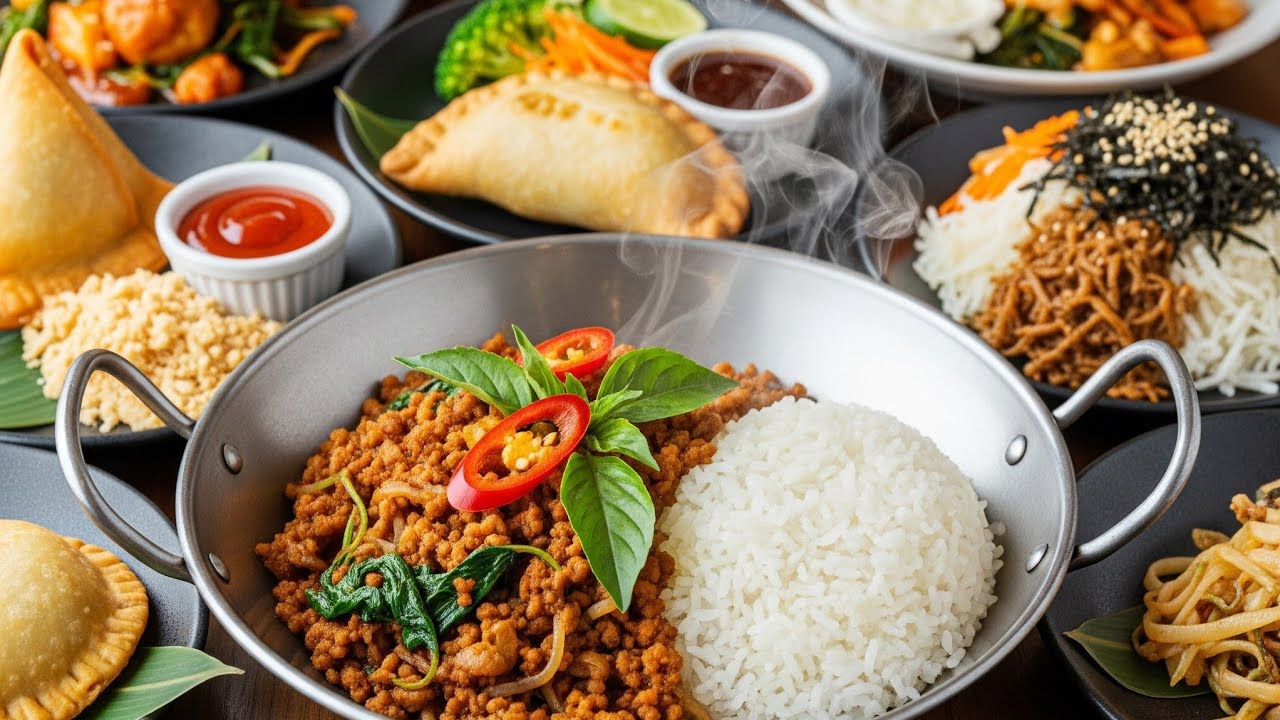 Thailand Secret Hidden Jem Pad Kaprao & More Street Food Video Compilation #foodie #food #yummy