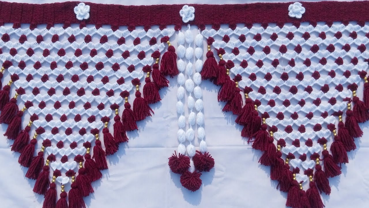 Wow🤩💞 Gate parda ka design // new design gate parda  amazing design to colours// #crochet #jhalar