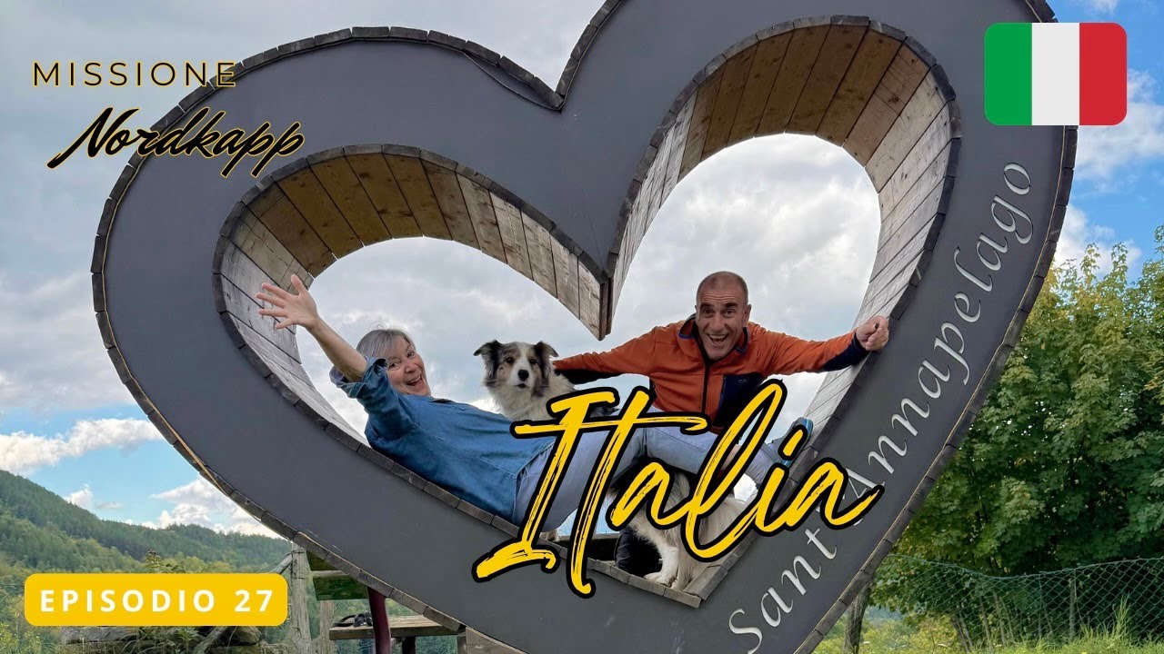 ITALIA-Ep.27-RIENTRO IN ITALIA: pizza, parmigiana e compleanno di Alfio - Capo Nord in  camper 4K