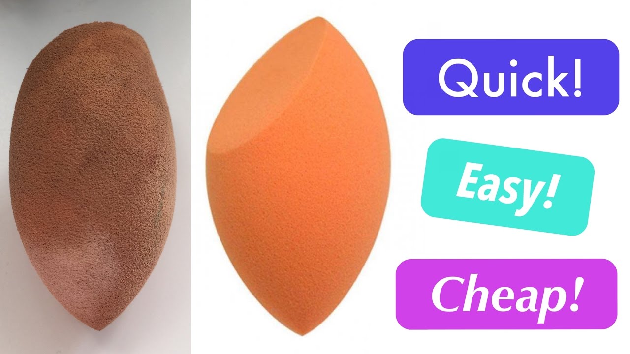 THE BEST WAY to CLEAN & Sanitize your BEAUTY BLENDER Sponge || HEATHER HAVOC