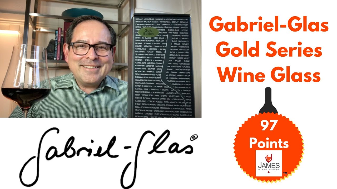 Gabriel-Glas Gold Series  Wine Glass - 97 Points (All varietal glass) #wineglass #wineglassreview