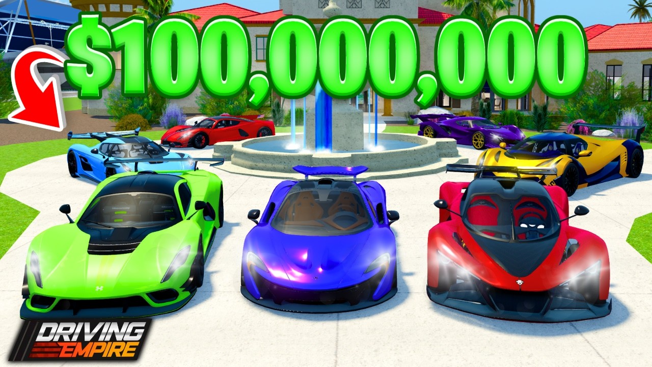 Insane Hypercar Garage Battle In Driving Empire!