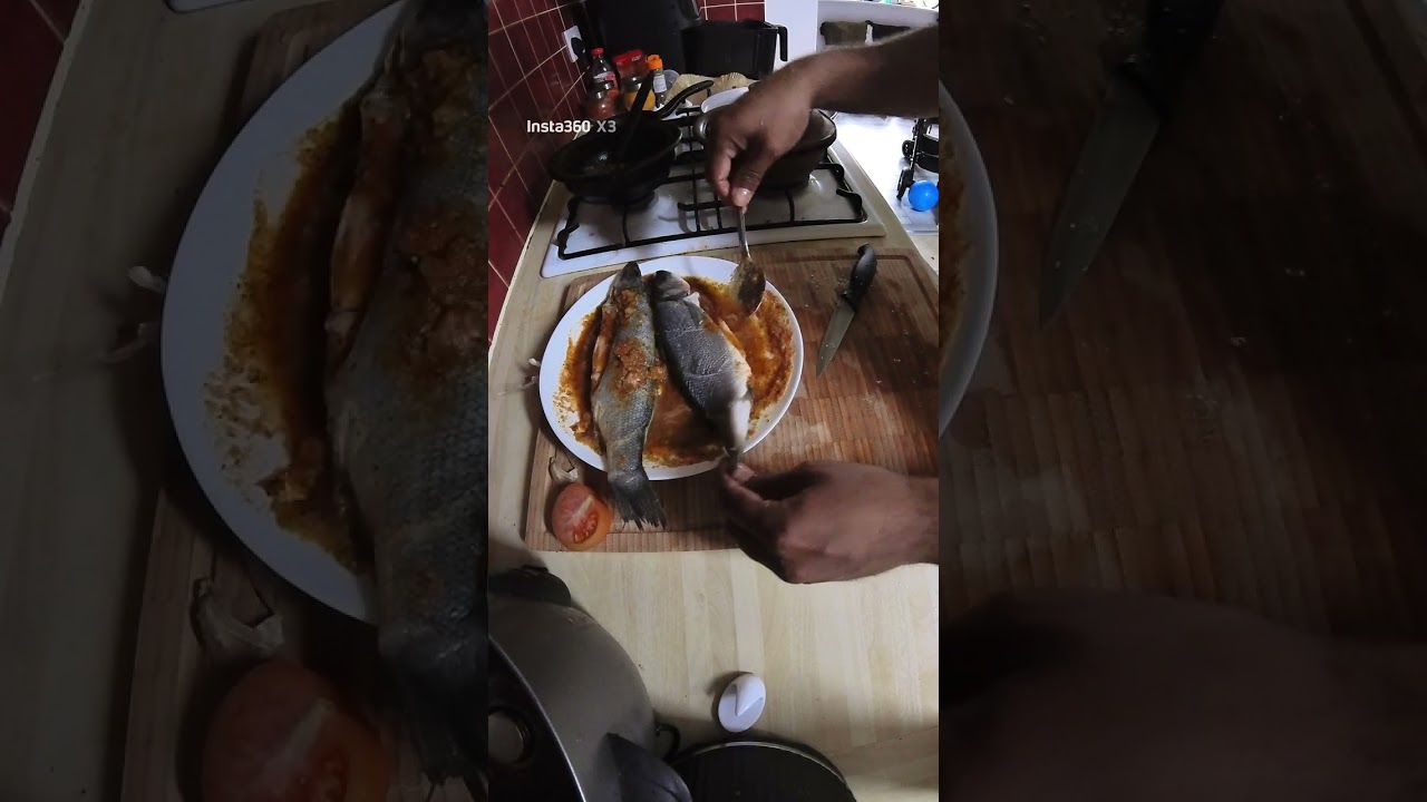 Baking fish #cooking #weekendcook 