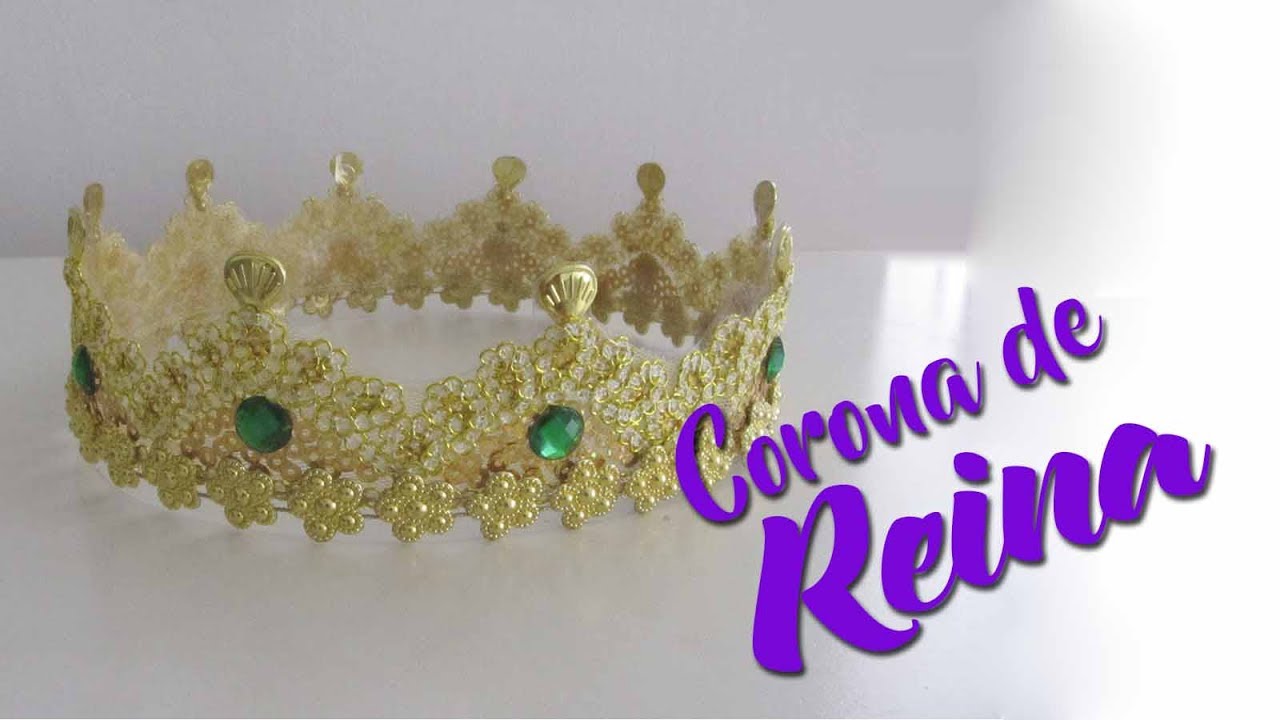 DIY CORONA  DE REINA/CROWN QUEEN/ GAME OF THRONES/FÁCIL, PARECE DE REAL /UTILERÍA, DIFRAZ