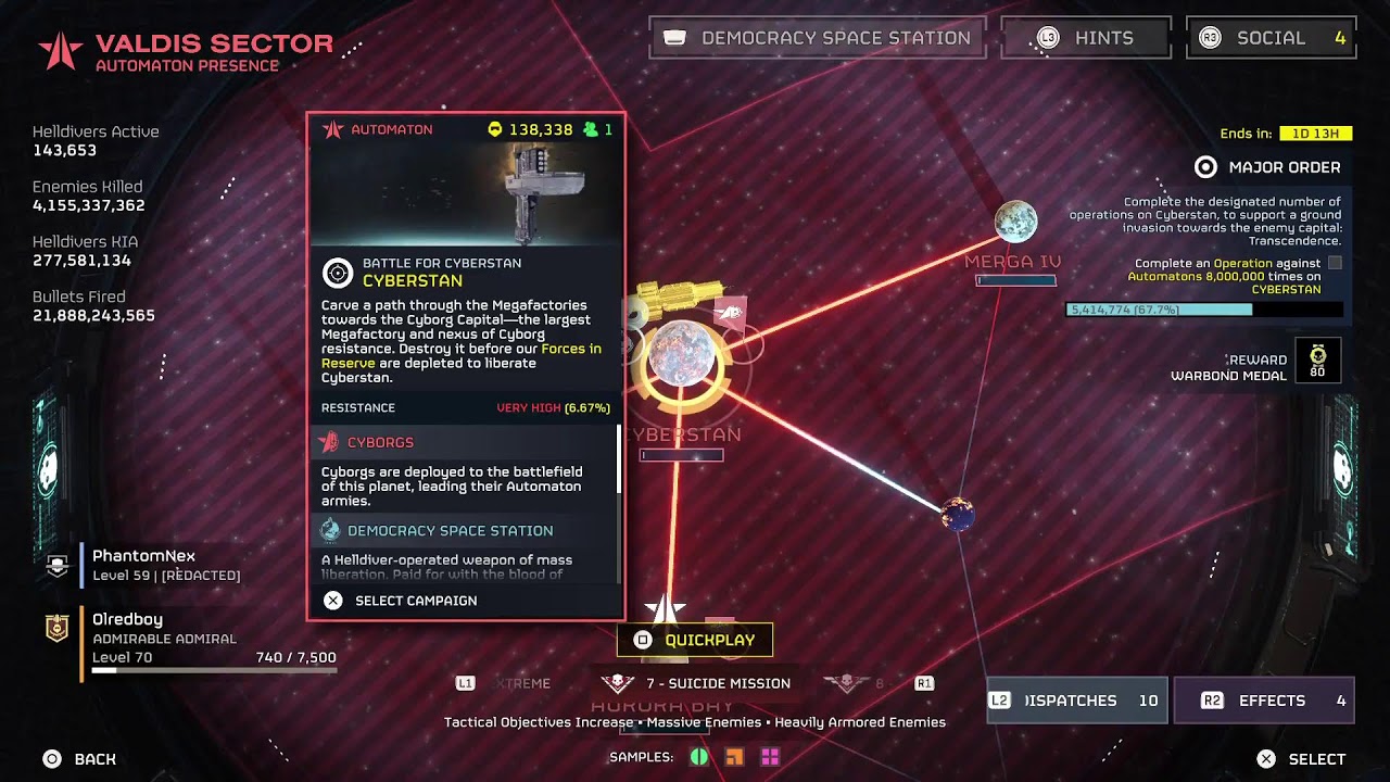 HD2 stream :D FOR CYBERSTAN trying to get 6 more subs
