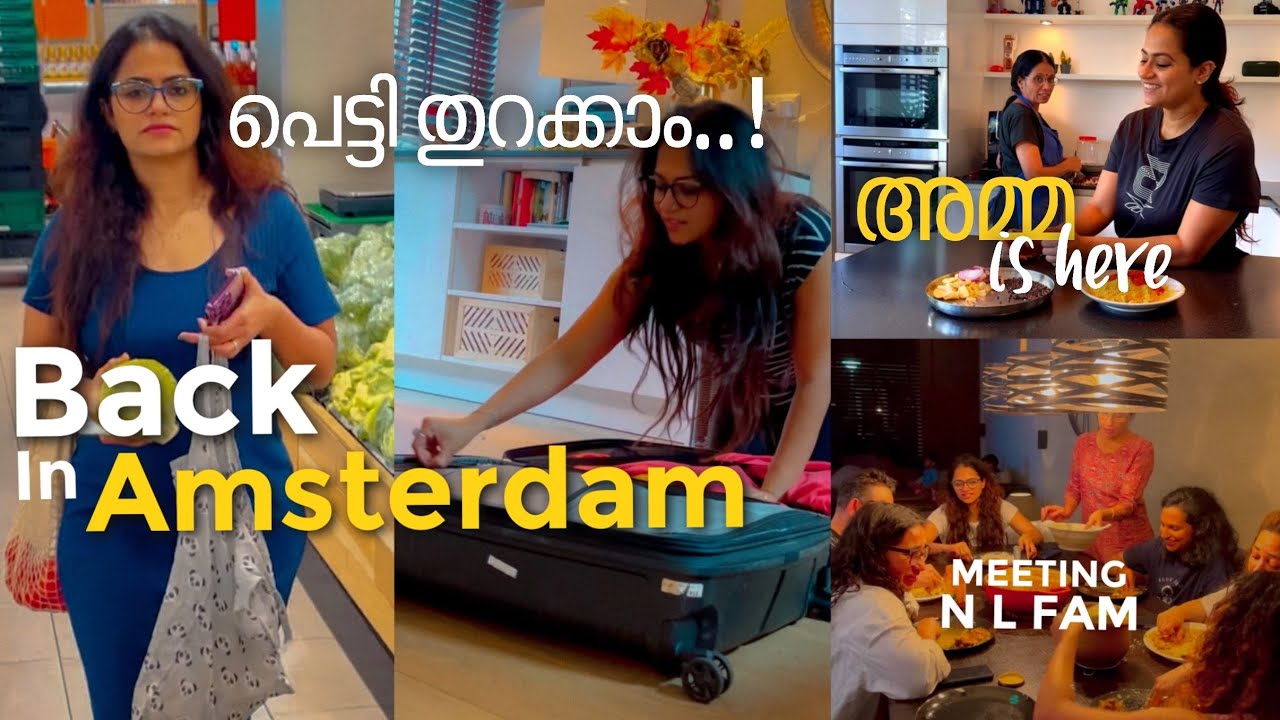Back to Amsterdam || Unpacking || Get back to routine || Meeting NL Family