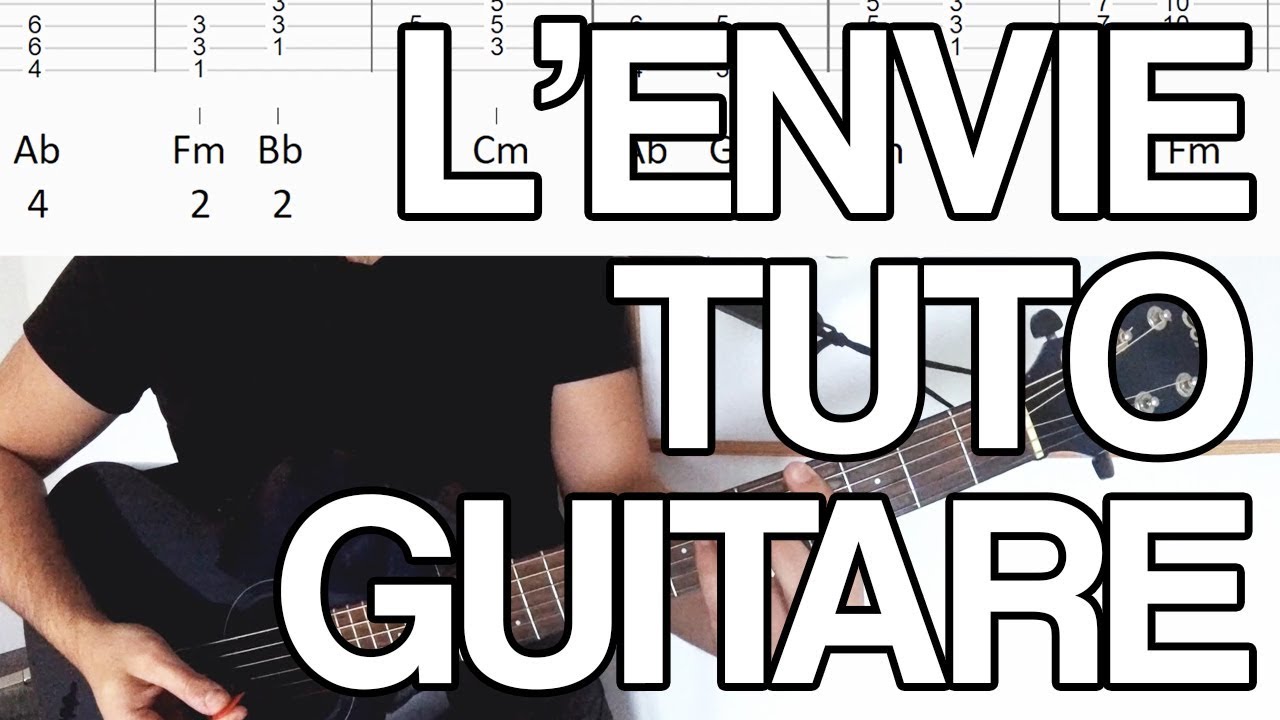 🎸 Cours de guitare - L'envie - Johnny Hallyday / Kendji Girac (tuto)