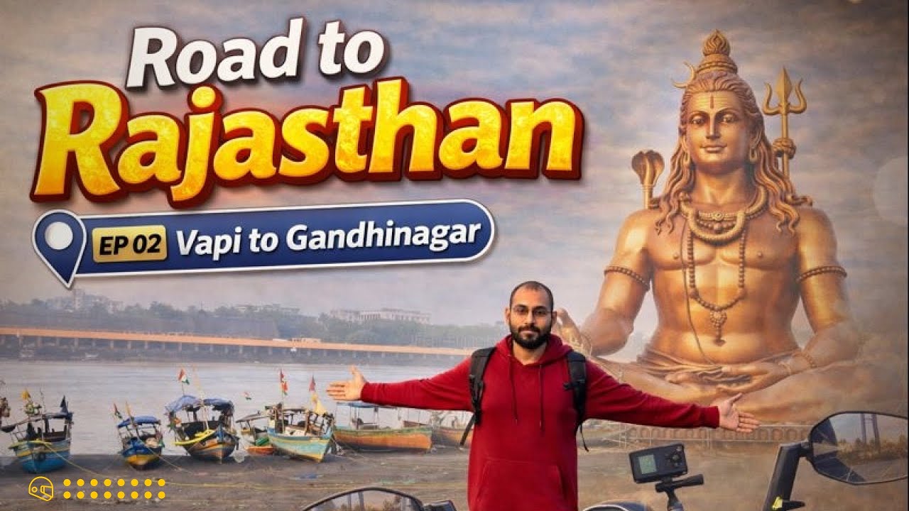 Road to Rajasthan Solo Series | EP 02 | Vapi to Gandhinagar, Gujarat | Honda H'ness CB350