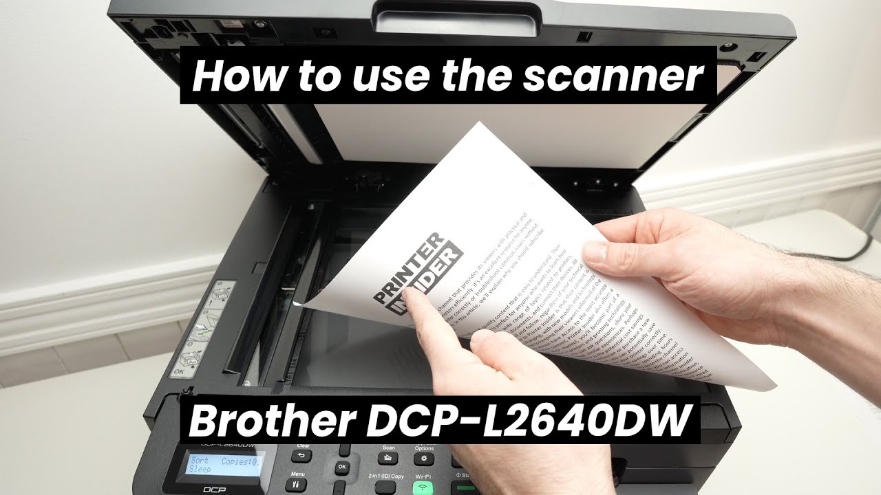 Как пользоваться сканером Brother DCP-L2640DW