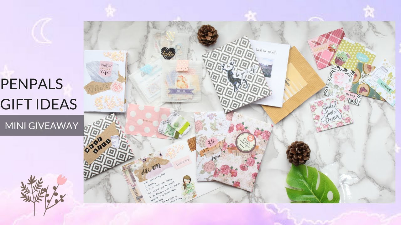 Pen Pals Gifts Ideas + Mini GIVEAWAY !!